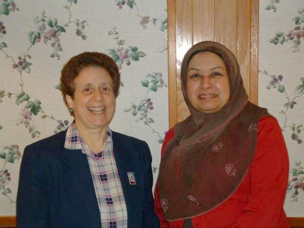 Photo of Audrey Seidman and Dr. Mussarat Chaudhry
